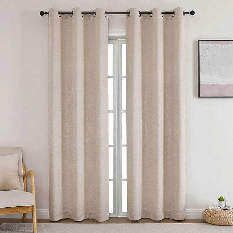 Bard Grommet Top Blackout Set of 2 Curtain Panel