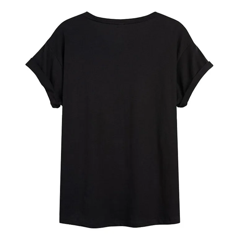 Barney Tee Womens Juniors Crew Neck Short Sleeve Oversized Graphic T-Shirt