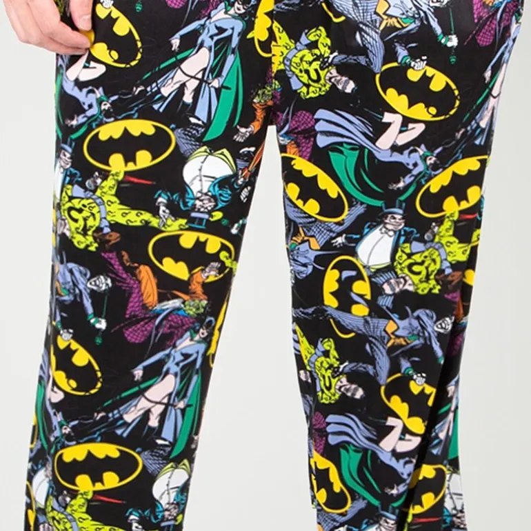 Batman Mens Fleece 1 Pair Pajama Pants