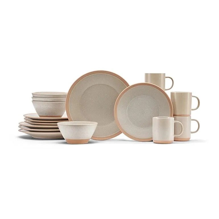 Baum Sahara Blue 16-pc. Ceramic Dinnerware Set