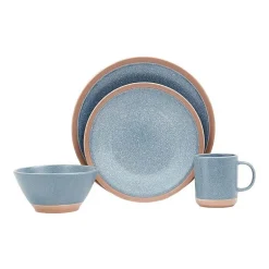 Baum Sahara Blue 16-pc. Ceramic Dinnerware Set