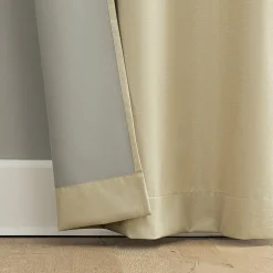 Bayline Grommet Top Blackout Set of 2 Curtain Panel
