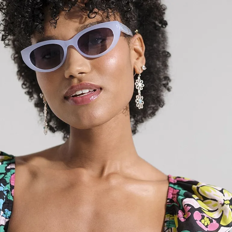 BCBGeneration Cateye Womens UV Protection Cat Eye Sunglasses
