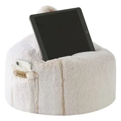Bearpaw Artesia Lap Pouf Round Throw Pillow