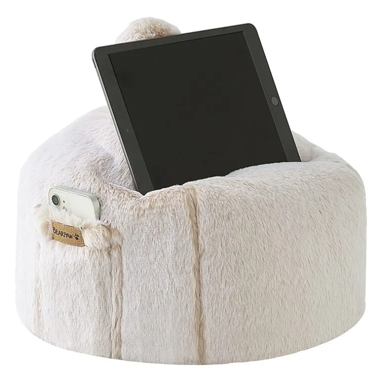 Bearpaw Artesia Lap Pouf Round Throw Pillow