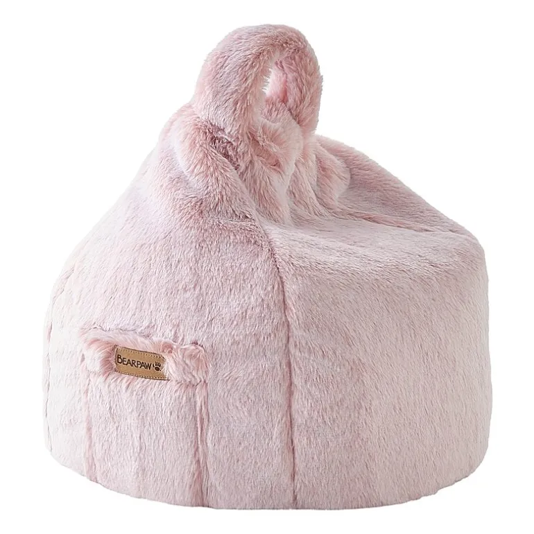 Bearpaw Artesia Lap Pouf Round Throw Pillow