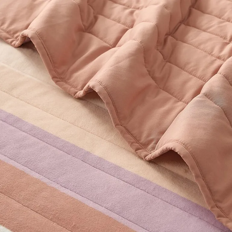 Bearpaw Connor Coco Flannel Reversible Quilt Set