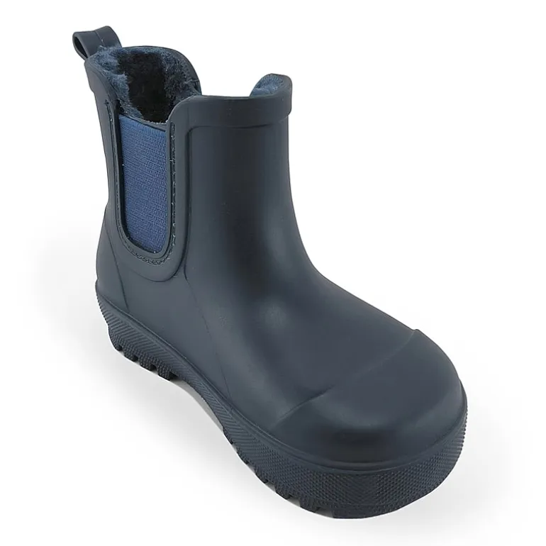 BEARPAW Toddler Chelsea Rain Boots with Faux-Fur Lining