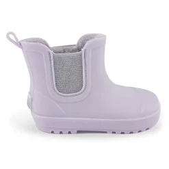 BEARPAW Toddler Chelsea Rain Boots with Faux-Fur Lining