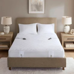 Beautyrest™ Cotton Blend Heated Electric Mattress Pad-5 Heat Settings 10hr Auto off