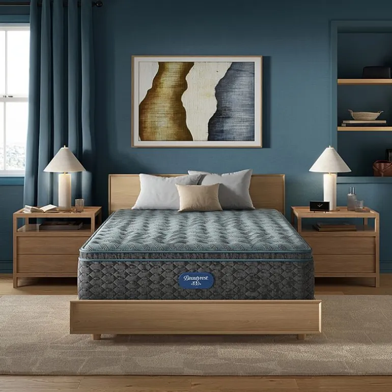 Beautyrest Level One 14.25" Medium Pillow top - Mattress + Box Spring