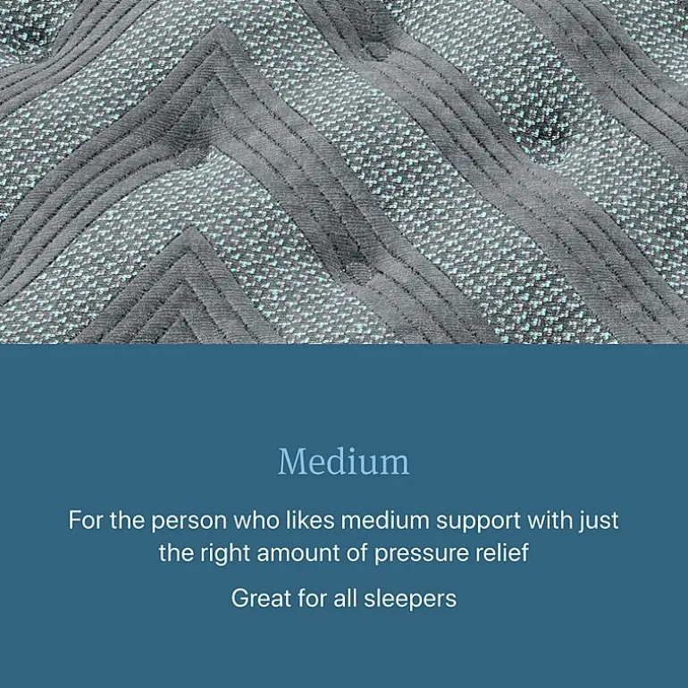 Beautyrest Level One 12.5" Medium Tight top - Mattress + Box Spring