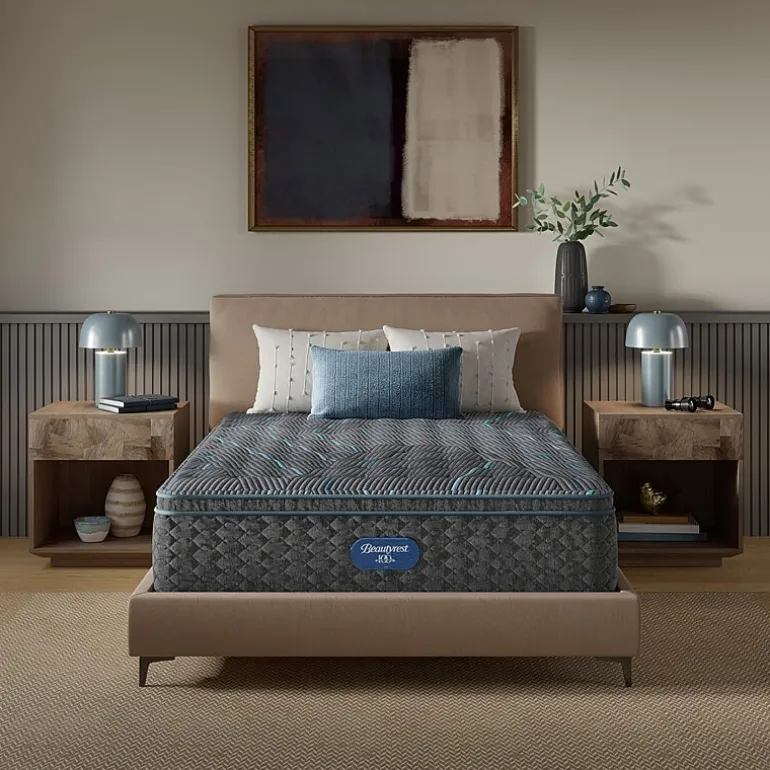 Beautyrest Level Two 14.75" Medium Pillow top - Mattress + Box Spring