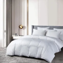 Beautyrest Sateen Cotton European White Goose Down Comforter - All Seasons