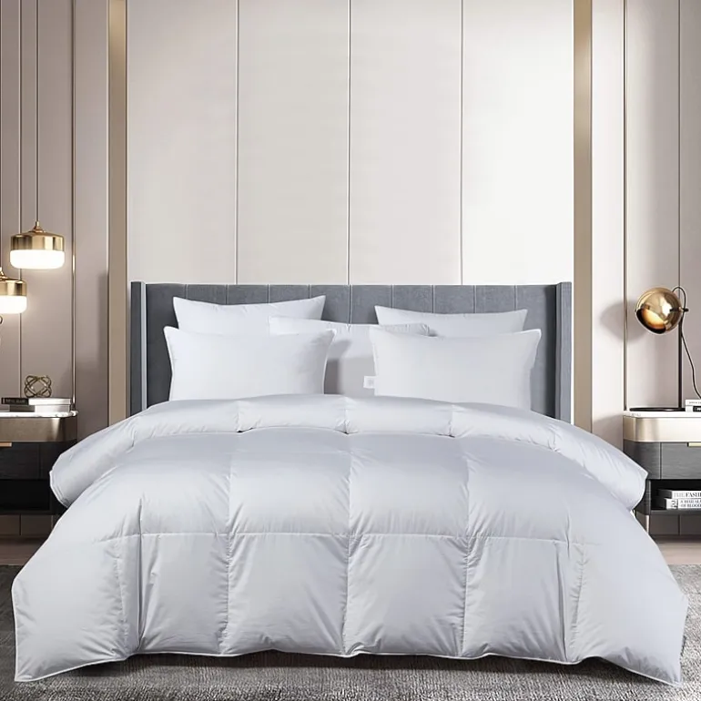Beautyrest Sateen Cotton European White Goose Down Comforter - All Seasons