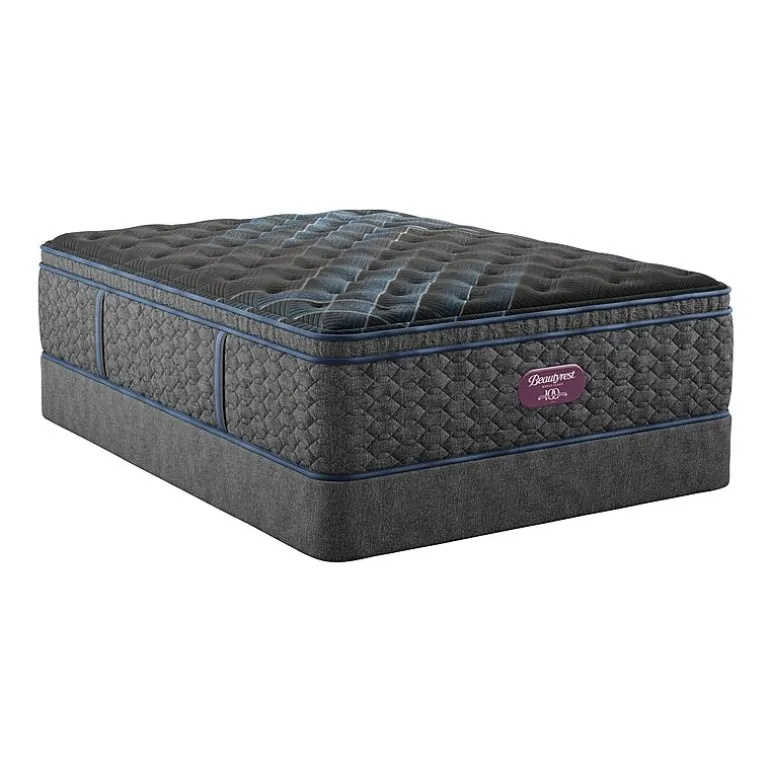 Beautyrest World Class Level Four 16.25" Plush Pillow top - Mattress + Box Spring
