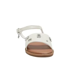 bebe Girl's Fashion Sandals - Dressy Shoes with Decorative Metal