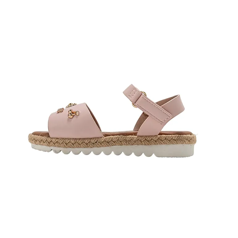 bebe Girl's Fashion Sandals - Dressy Shoes with Playful Charm Details
