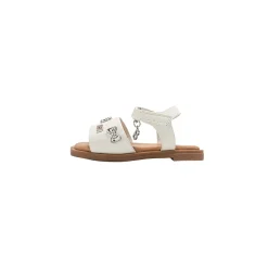 bebe Toddler Girl's’ Fashion Sandals - Dressy Shoes with Decorative Metal Charm