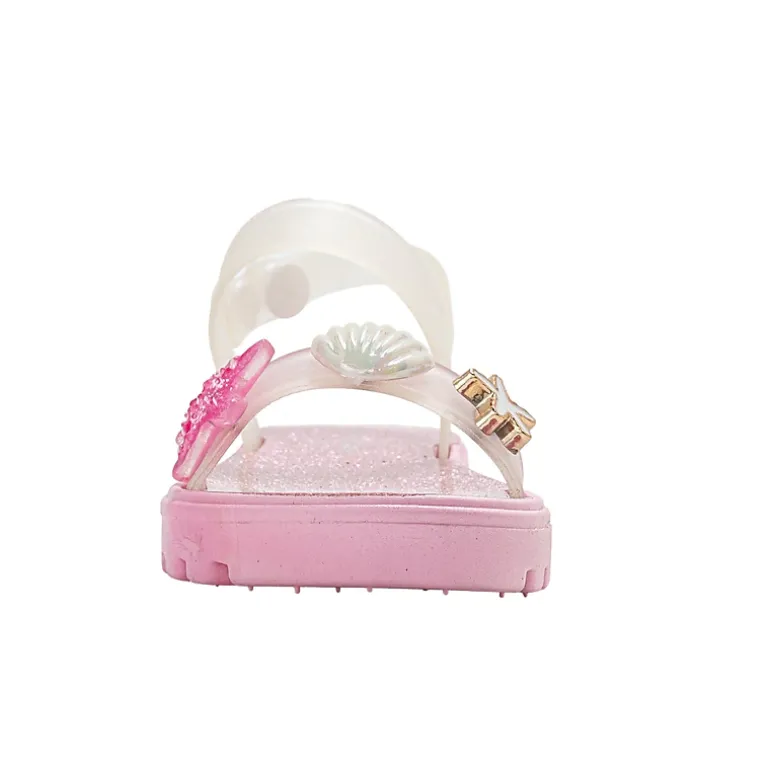 bebe Toddler Girl's Sandals with Back Strap and Starfish Detail