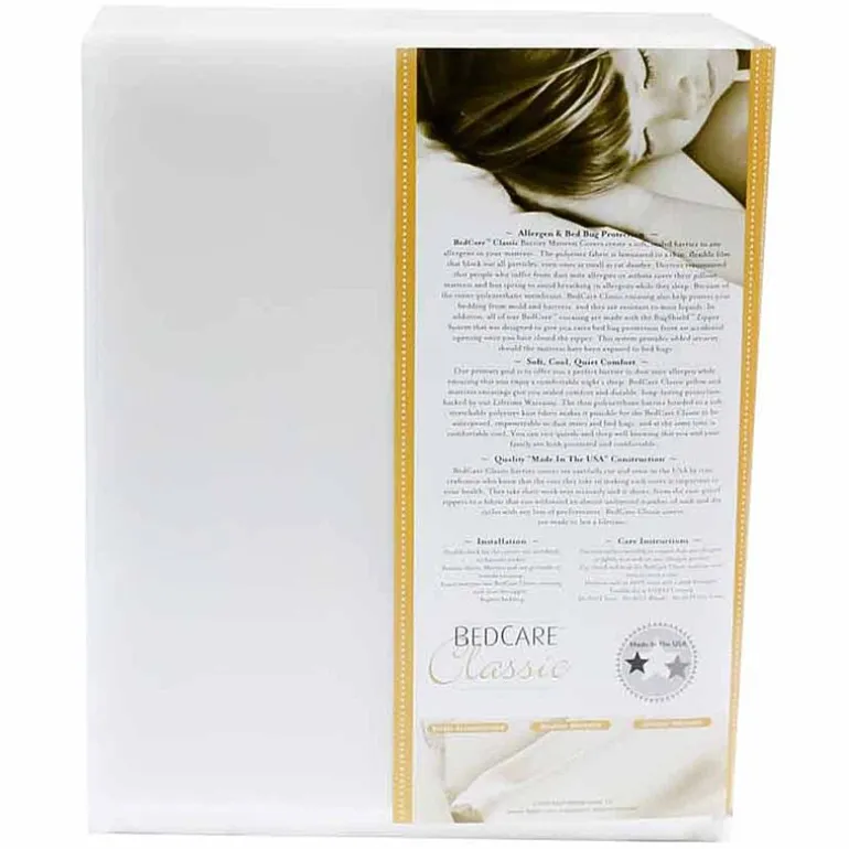 BedCare Classic Allergy and Bed Bug Proof 9inch MattressCover