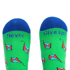 Beedlebug Easy Pull On Little & Big Kid Unisex Adaptive 1 Pair Crew Socks