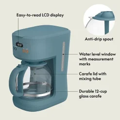bella 12-Cup Programmable Coffee Maker