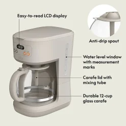 bella 12-Cup Programmable Coffee Maker