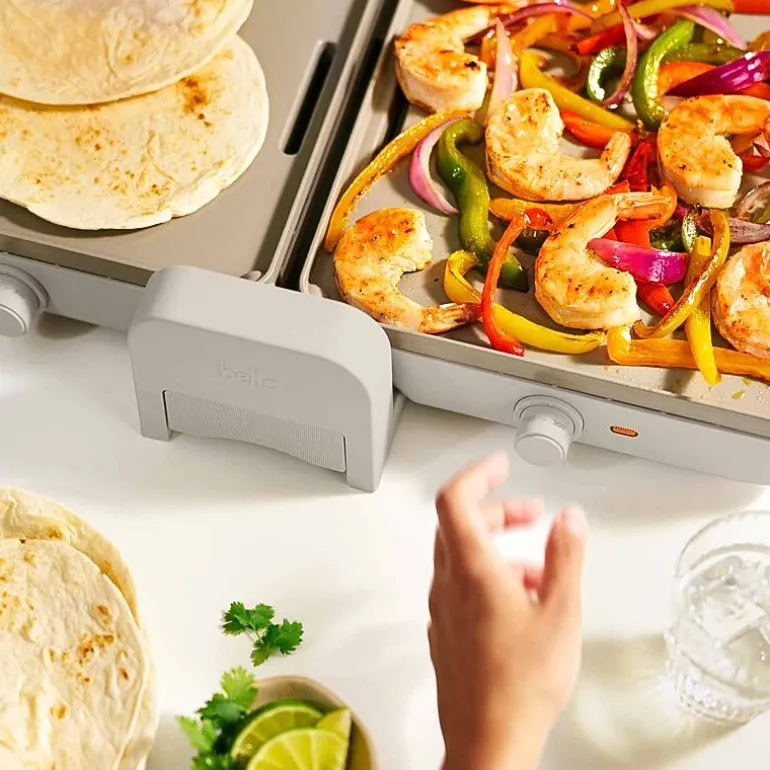 bella Fold & Store Dual Temp Griddle, Fits-anywhere™ kitchenware