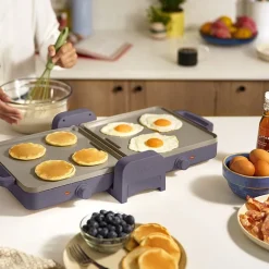 bella Fold & Store Dual Temp Griddle, Fits-anywhere™ kitchenware