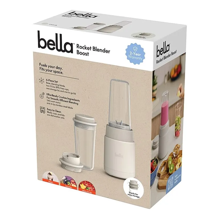 bella 6pc. Rocket Blender, Fits-anywhere™ kitchenware