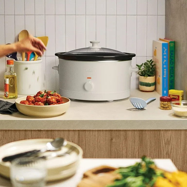 bella 6Qt Manual Slow Cooker, Fits-anywhere™ kitchenware