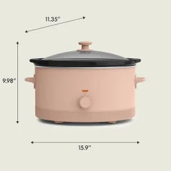 bella 6Qt Manual Slow Cooker, Fits-anywhere™ kitchenware