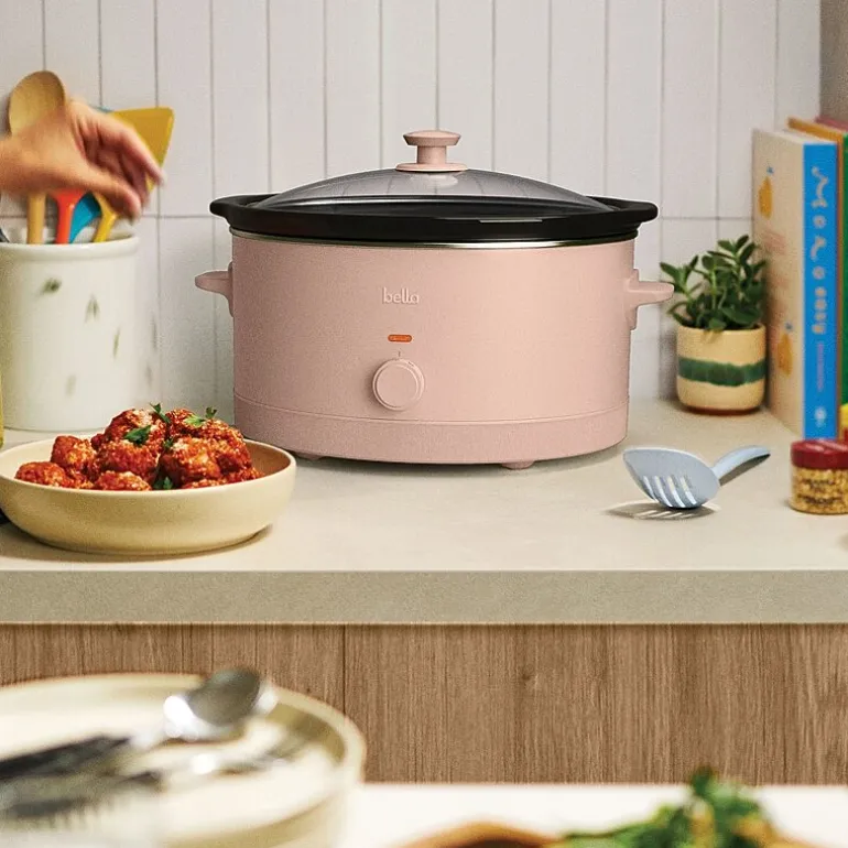 bella 6Qt Manual Slow Cooker, Fits-anywhere™ kitchenware