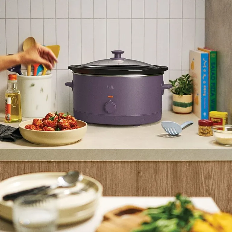 bella 6Qt Manual Slow Cooker, Fits-anywhere™ kitchenware