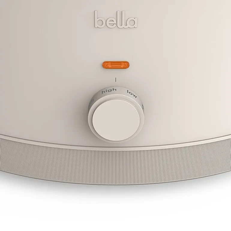 bella 6Qt Manual Slow Cooker, Fits-anywhere™ kitchenware