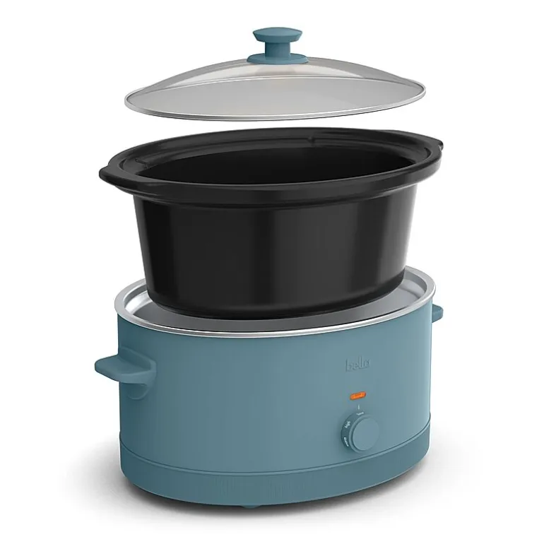 bella 6Qt Manual Slow Cooker, Fits-anywhere™ kitchenware