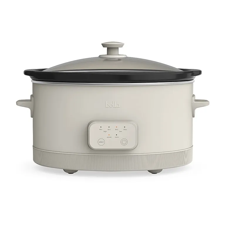 bella 6qt Programmable Slow Cooker, Fits-anywhere™ kitchenware