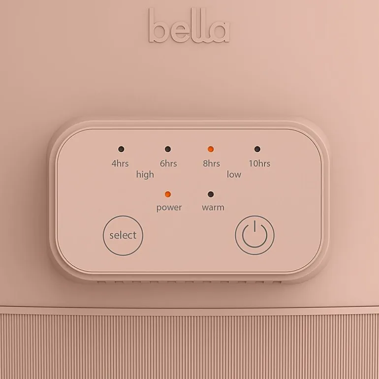 bella 6qt Programmable Slow Cooker, Fits-anywhere™ kitchenware