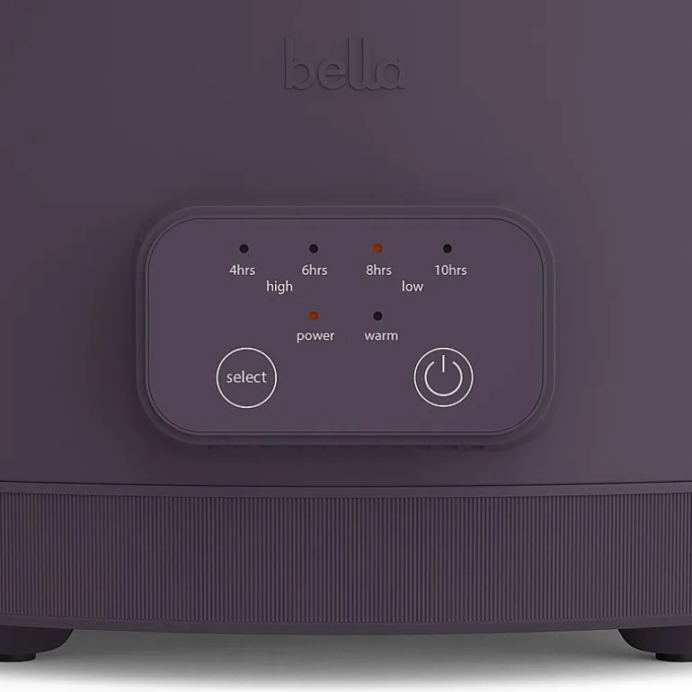 bella 6qt Programmable Slow Cooker, Fits-anywhere™ kitchenware