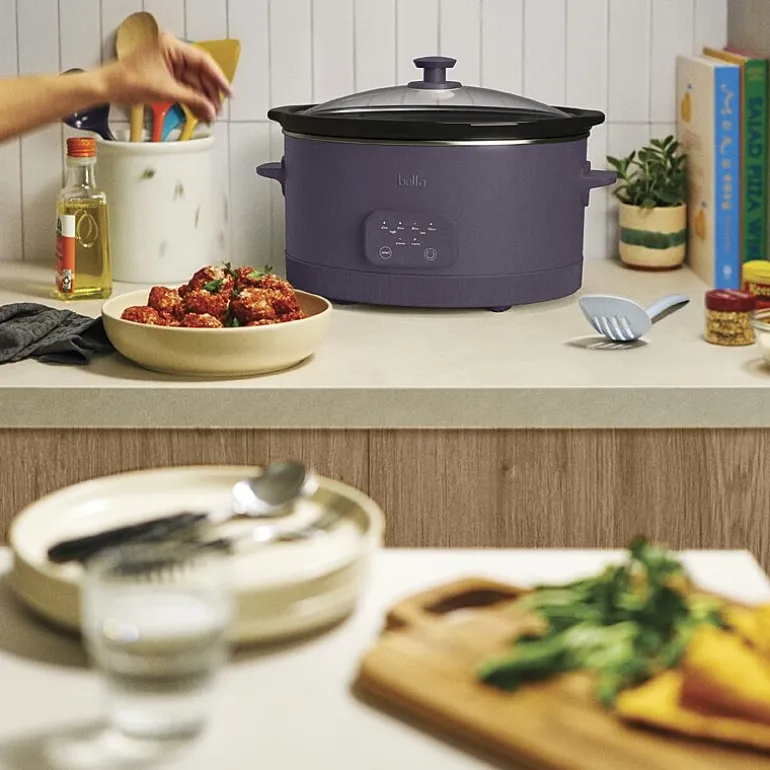 bella 6qt Programmable Slow Cooker, Fits-anywhere™ kitchenware