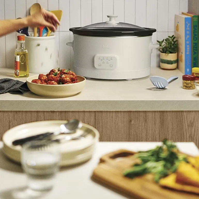bella 6qt Programmable Slow Cooker, Fits-anywhere™ kitchenware