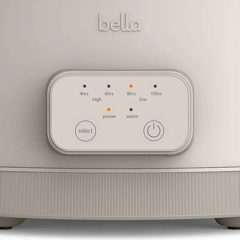 bella 6qt Programmable Slow Cooker, Fits-anywhere™ kitchenware