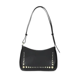 Belle & Bloom Womens Girls Like Us Studded Leather Shoulder Bag
