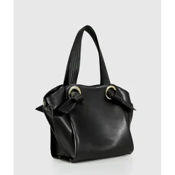 Belle & Bloom Womens Heart Of Gold Leather Shoulder Bag