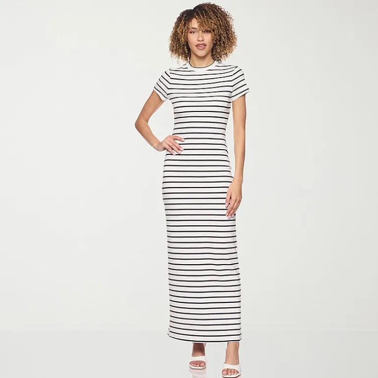 belle vie Womens Short Sleeve Shirt Dress
