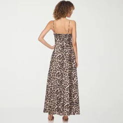 belle vie Womens V Neck Sleeveless Maxi Dress