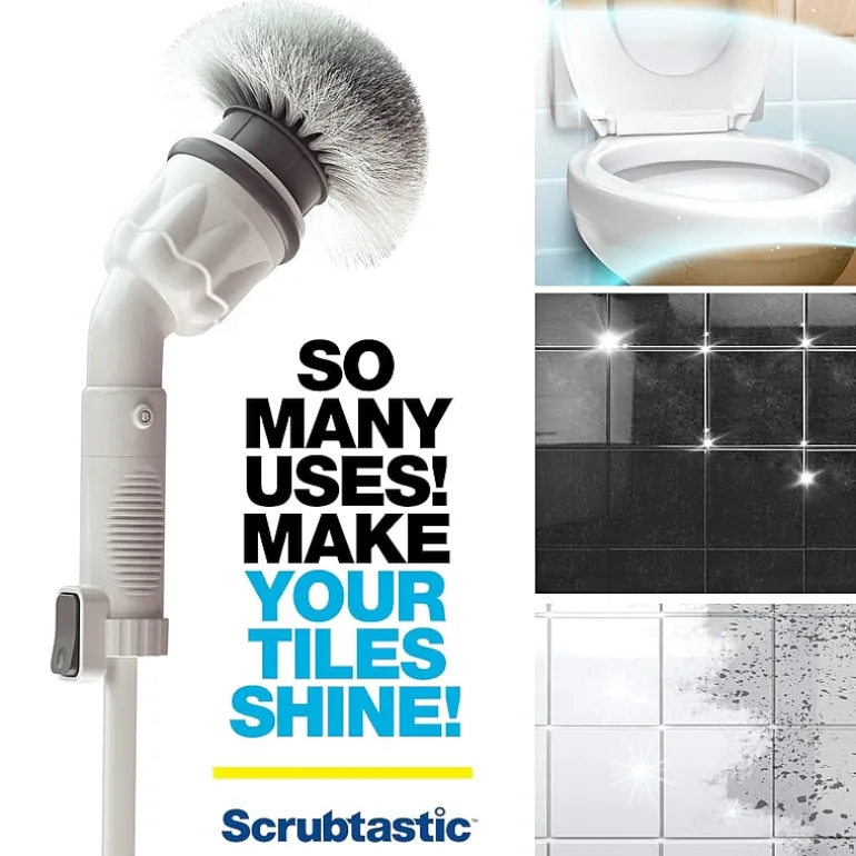 Bell + Howell Scrubtastic Rechargeable Multi Purpose Extendable Power Scrubber