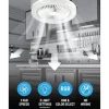 Bell + Howell Socket Air Infoor White With Remote Control And Rgb Colors Ceiling Fan