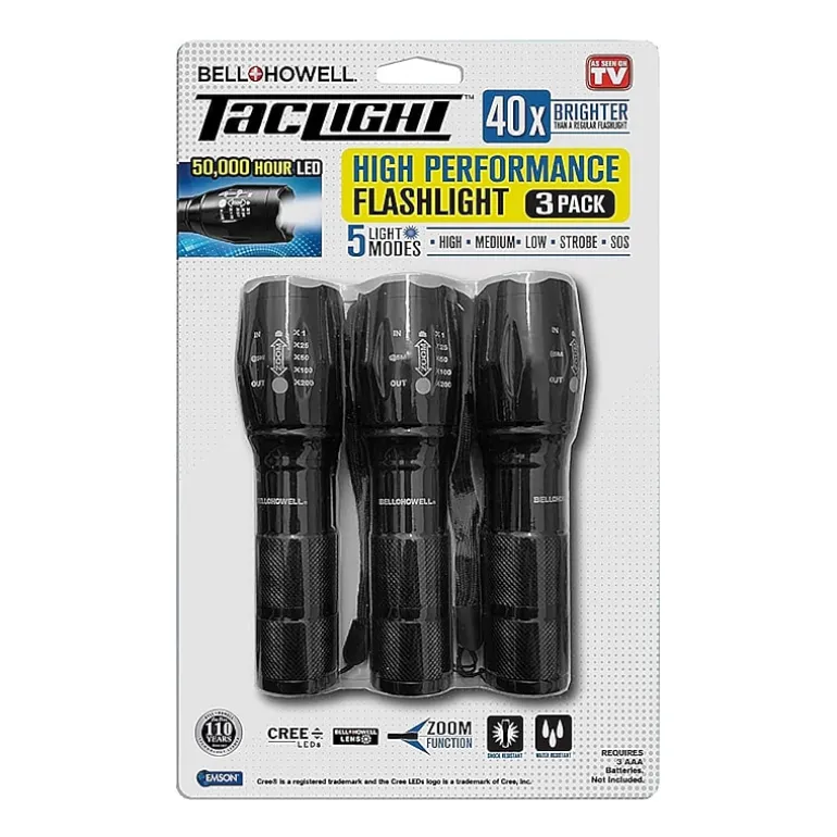 Bell + Howell Taclight High Performance Ultra Bright Flashlight